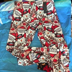 Leggins Reindeer Snowman Santa